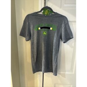 John Deere Green T-Shirt‎ Black and Yellow Logo  MEN Size Small Official NWT